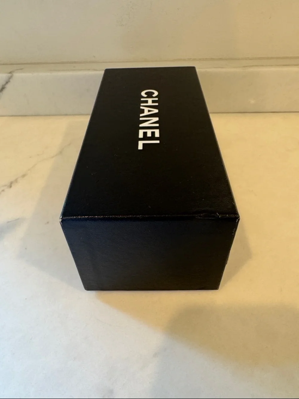 CHANEL Black and White Branded Box with Booklets 7x3x3